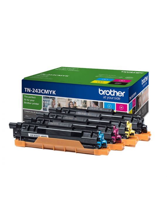 Cartouche toner PACK BROTHER TN-243CMYK